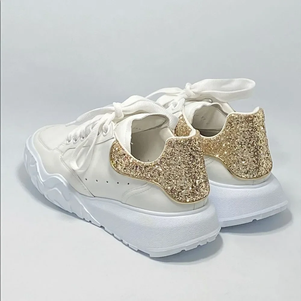 Alexander McQueen Glitter Sneakers